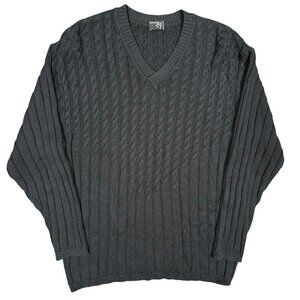 Vintage Antonello Made in Italy Cable Knit Sweater XL